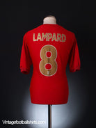 2006-08 England Away Shirt Lampard #8 M Football Shirt