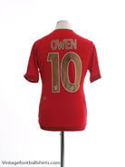 2006-08 England Away Shirt Owen #10 M Football Shirt