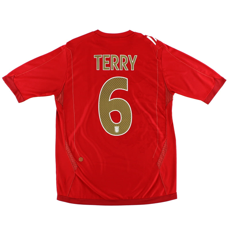 2006-08 England Umbro Away Shirt Terry #6 XXL Football Shirt