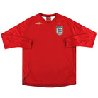 2006-08 England Umbro Away Shirt L/S XL Football Shirt