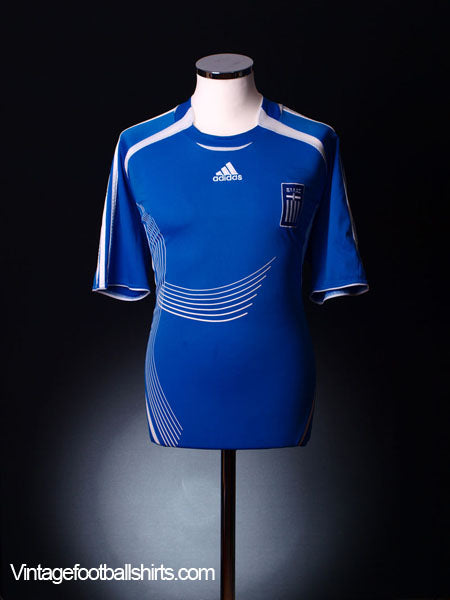2006-08 Greece Home Shirt XL Football Shirt