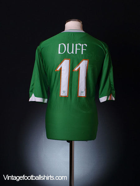 2006-08 Ireland Home Shirt Duff #11 XXL Football Shirt