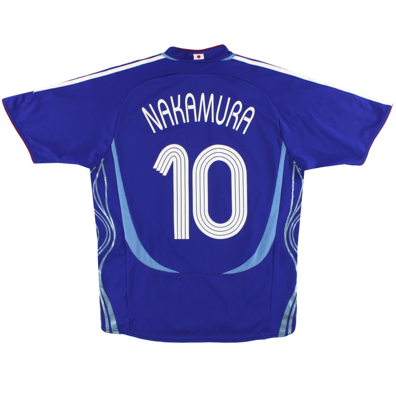 2006-08 Japan adidas Home Shirt Nakamura #10 M/L Football Shirt
