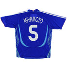 2006-08 Japan adidas Home Shirt Miyamoto #5 M Football Shirt