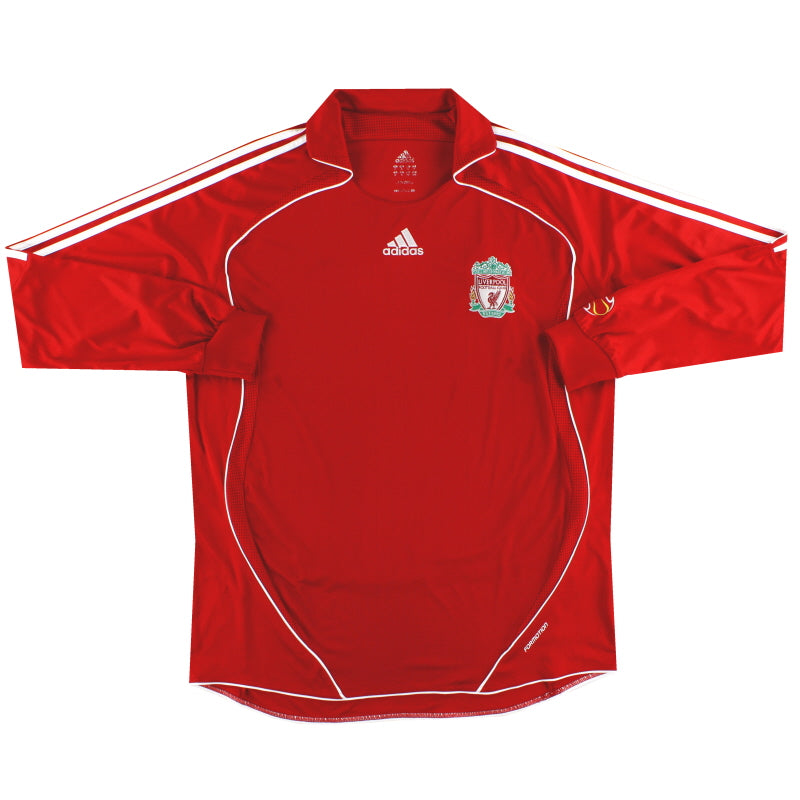 2006-08 Liverpool adidas 'Formotion' Home Shirt L/S XL Football Shirt