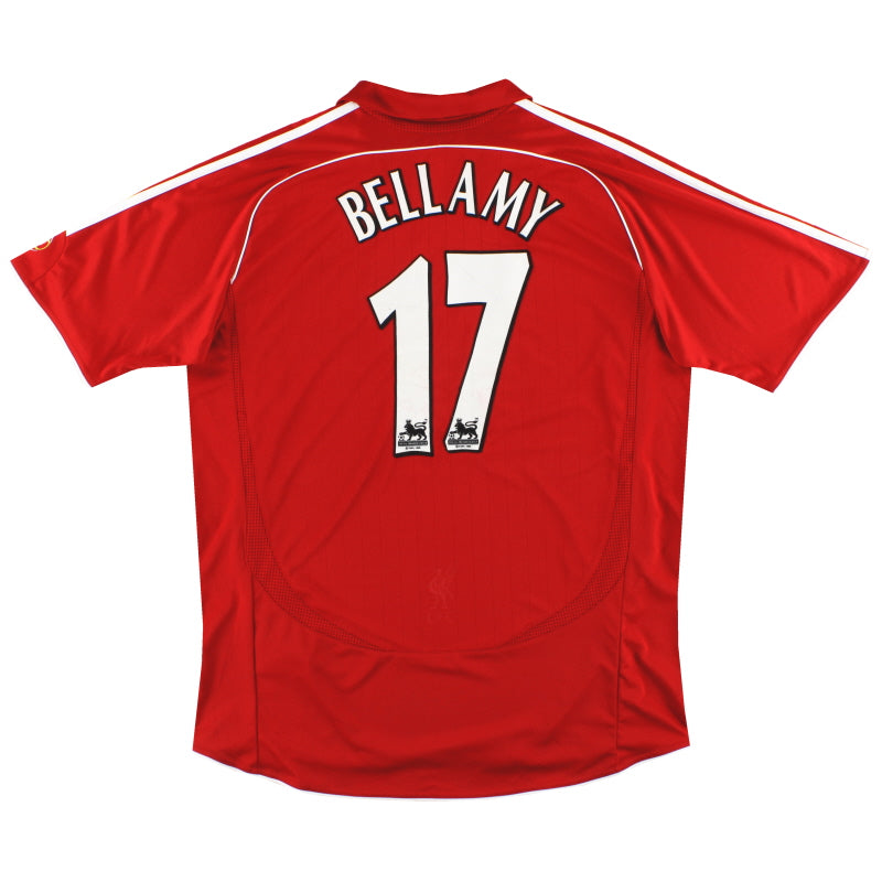 2006-08 Liverpool adidas Home Shirt Bellamy #17 *w/tags* L Football Shirt