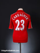 2006-08 Liverpool Home Shirt Carragher #23 L Football Shirt