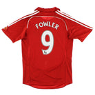 2006-08 Liverpool adidas Home Shirt Fowler #9 S Football Shirt
