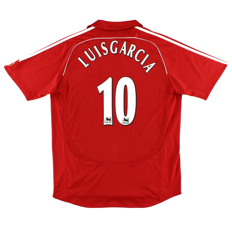 2006-08 Liverpool Home Shirt Luis Garcia #10 XL Football Shirt