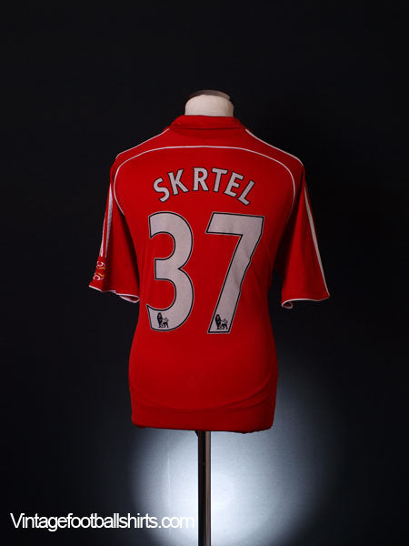 2006-08 Liverpool Home Shirt Skrtel #37 L Football Shirt