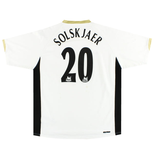 2006-08 Manchester United Nike Away Shirt Solskjaer #20 L 146817