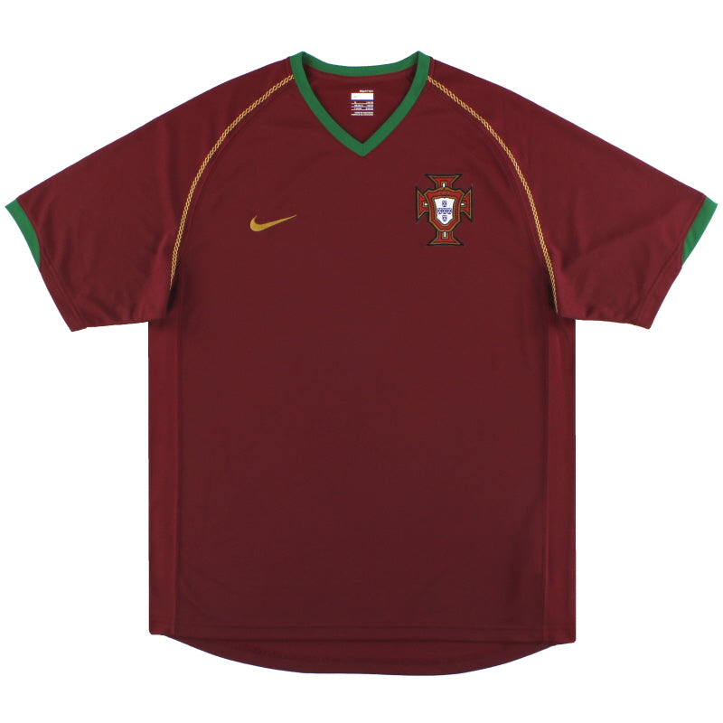 2006-08 Portugal Nike Home Shirt L Football Shirt