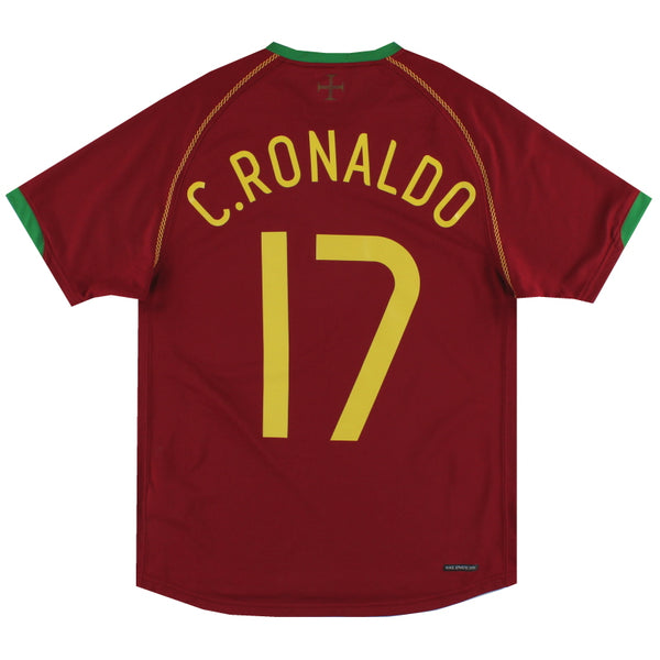 2006-08 Portugal Nike Home Shirt C.Ronaldo #17 XL 119265 | Vintage