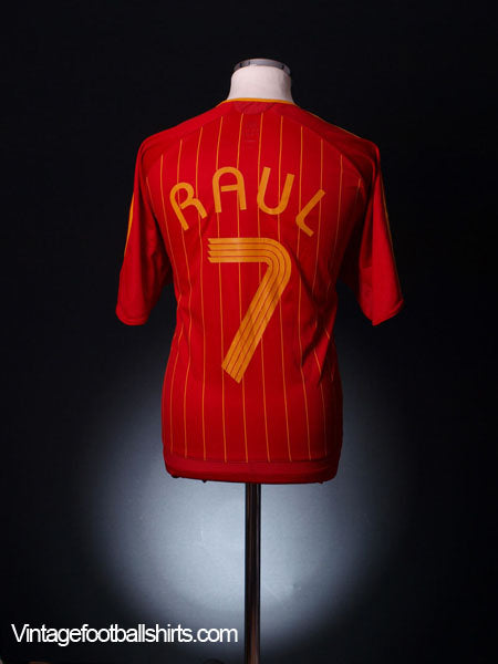 2006-08 Spain Home Shirt Raul #7 XL Football Shirt