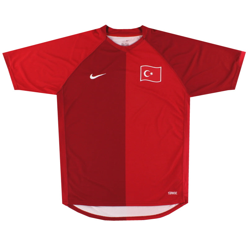 2006-08 Turkey Nike Home Shirt M Football Shirt