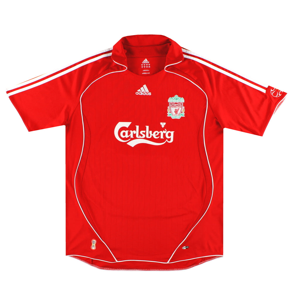 2006-08 Liverpool adidas Home Shirt Crouch #15 XL 053327 | Vintage