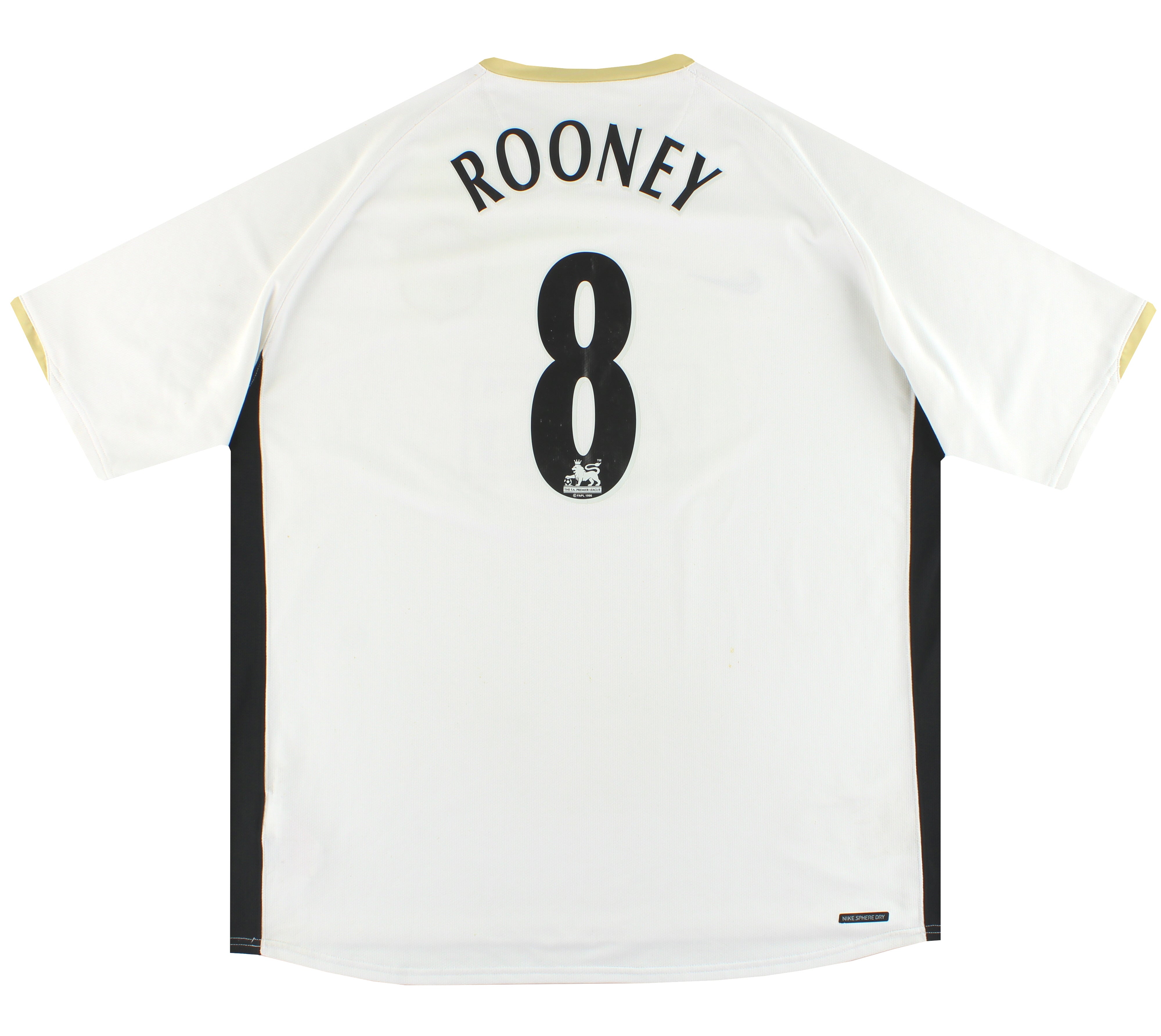 2006-08 Manchester United Nike Away Football Shirt Rooney #8