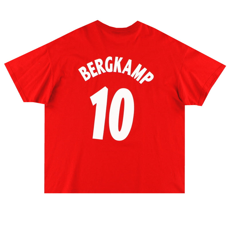 2006 Arsenal Dennis Bergkamp Testimonial Tee XL | Vintage Football