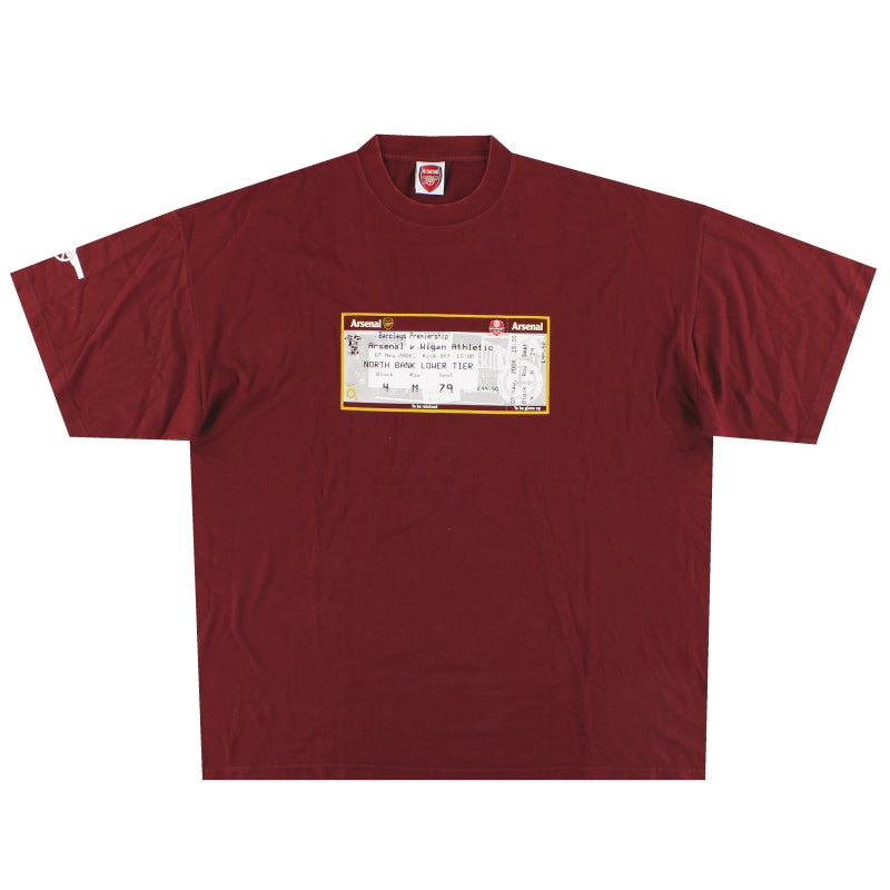 2006 Arsenal Highbury Graphic Tee XL T-Shirt