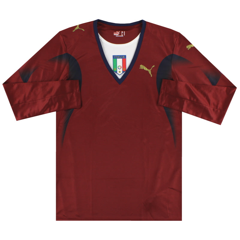 2006 Italy Puma Goalkeeper Shirt M Football Shirt