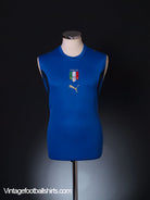 2006 Italy Sleeveless Home Shirt XL Football Shirt