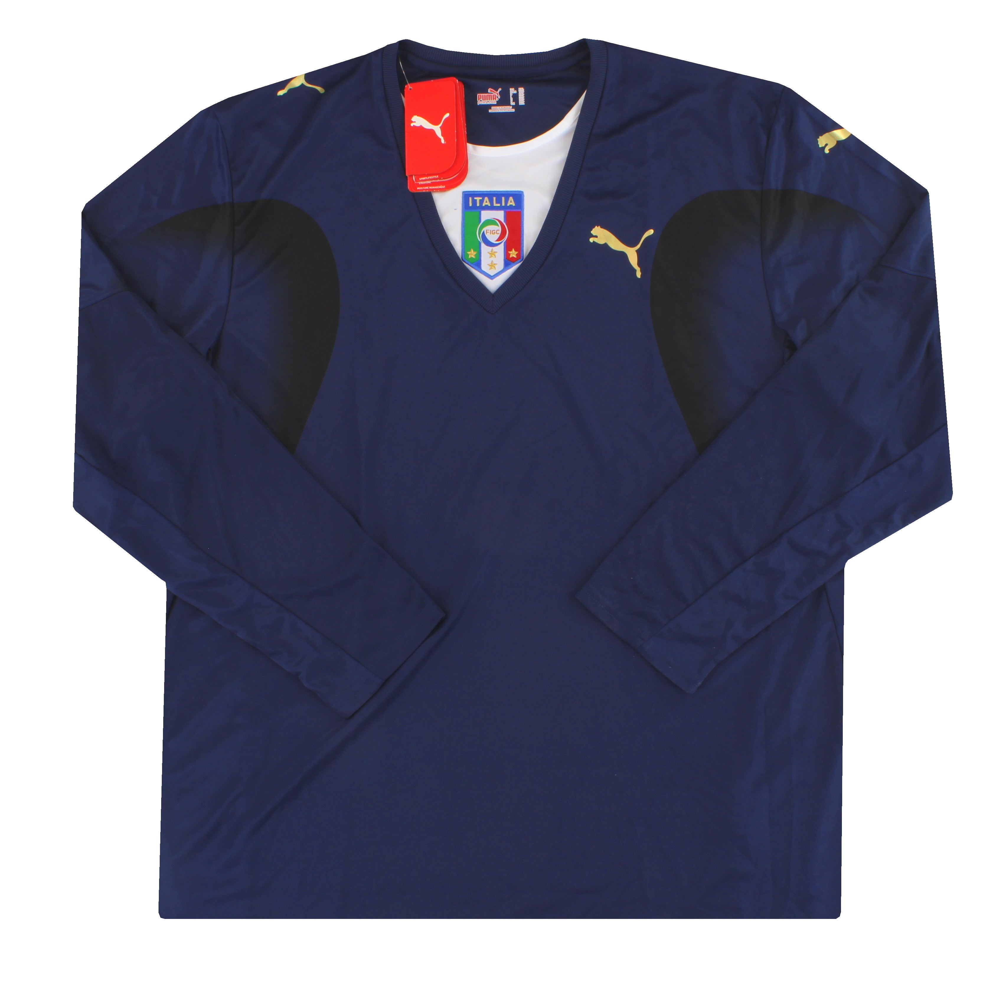 PUMA イタリア代表2009コンフェデ杯GKユニフォームGK サイズXXL 2006 Italy Puma Goalkeeper Shirt L/S *w/tags* XXL 731882 | Vintage