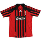 2007-08 AC Milan Home Shirt S Football Shirt