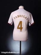 2007-08 Arsenal Away Shirt Fabregas #4 L Football Shirt
