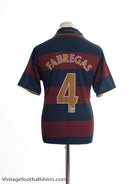 2007-08 Arsenal Third Shirt Fabregas #4 M Football Shirt
