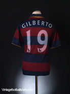2007-08 Arsenal Third Shirt Gilberto #19 M Football Shirt