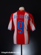 2007-08 Atletico Madrid Home Shirt Luis Garcia #9 XL Football Shirt