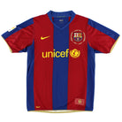 2007-08 Barcelona Home Shirt L Football Shirt