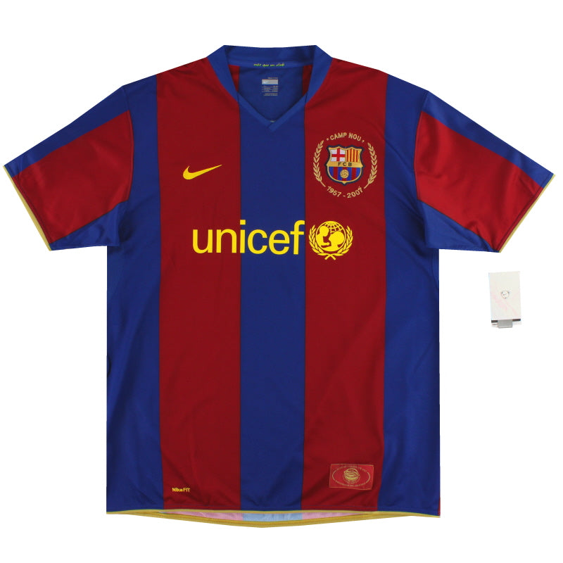 2007-08 Barcelona Nike Home Shirt *w/tags* XL Football Shirt
