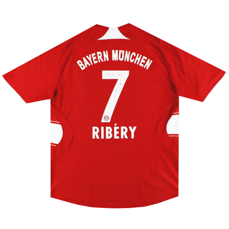 2007-08 Bayern Munich adidas Home Shirt Ribery #7 L Football Shirt