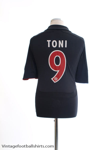 2007-08 Bayern Munich European Shirt Toni #9 L Football Shirt