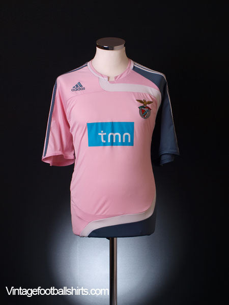 2007-08 Benfica Away Shirt L Football Shirt