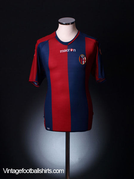 2007-08 Bologna Home Shirt L Football Shirt