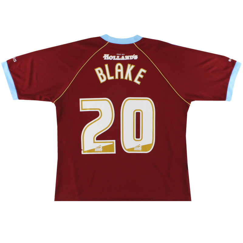 2007-08 Burnley Errea Home Shirt Blake #20 M Football Shirt