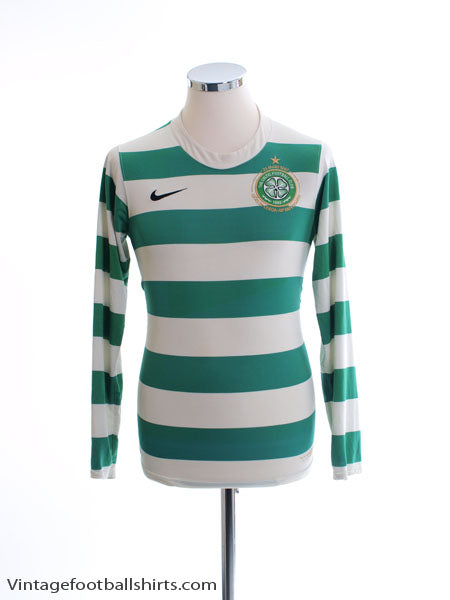 2007-08 Celtic Home Shirt L/S S Football Shirt