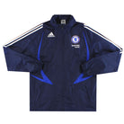 2007-08 Chelsea adidas Hooded Rain Jacket L Jacket