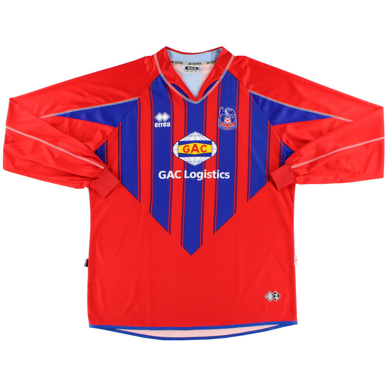 2007-08 Crystal Palace Errea Home Shirt L/S 4XL Football Shirt