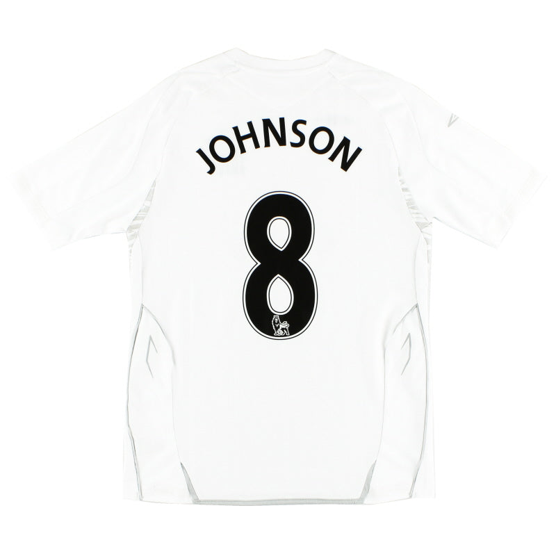 2007-08 Everton Away Shirt Johnson #8 XL.Boys Football Shirt