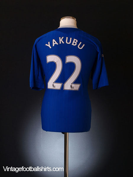 2007-08 Everton Home Shirt Yakubu #22 XL Football Shirt