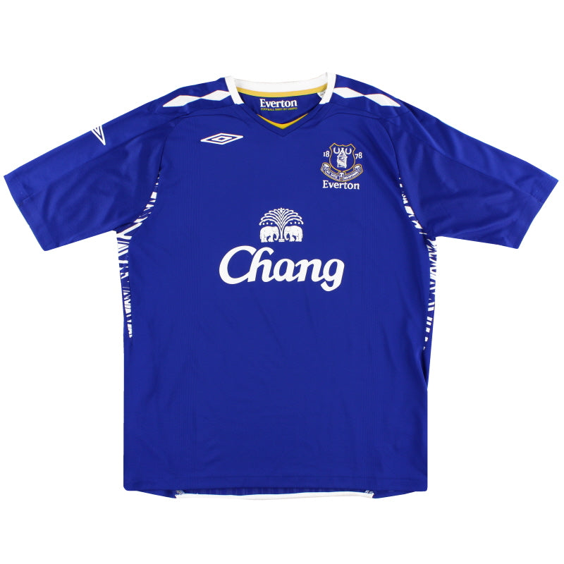 2007-08 Everton Umbro Home Shirt *Mint* L Football Shirt