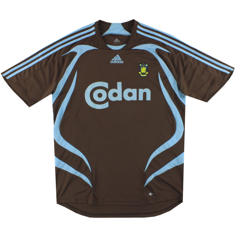 2007-08 FC Brondby adidas Away Shirt *Mint* L Football Shirt