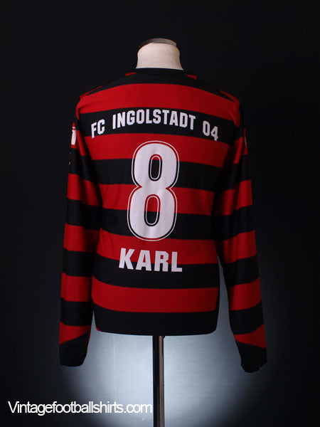 2007-08 FC Ingolstadt Match Issue Home Shirt Karl #8 *Mint* XL Football Shirt