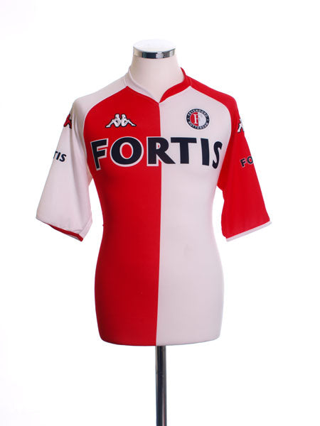 2007-08 Feyenoord Home Shirt L Football Shirt