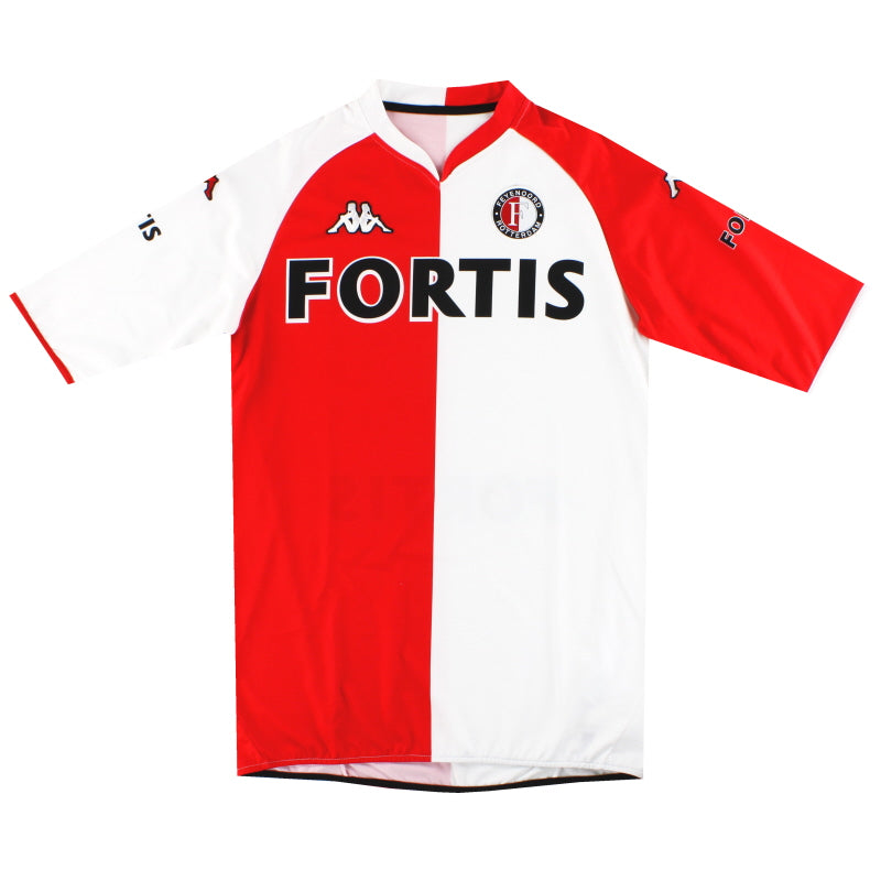 2007-08 Feyenoord Kappa Home Shirt M Football Shirt