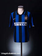 2007-08 Inter Milan Centenary Home Shirt M Football Shirt