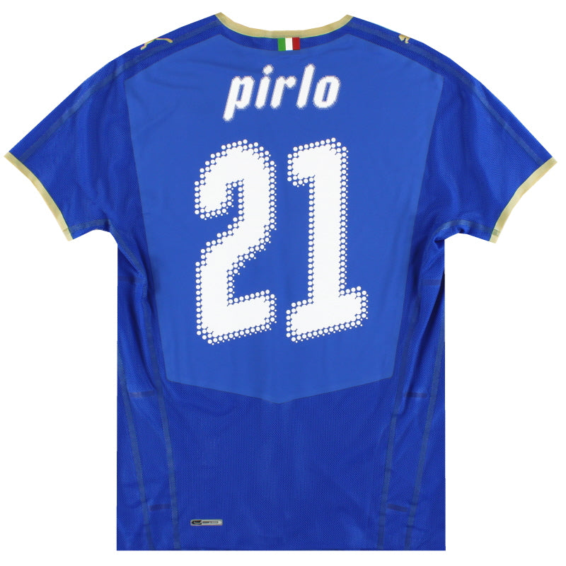 2007-08 Italy Puma Player Issue Home Shirt Pirlo #21 *As New* L